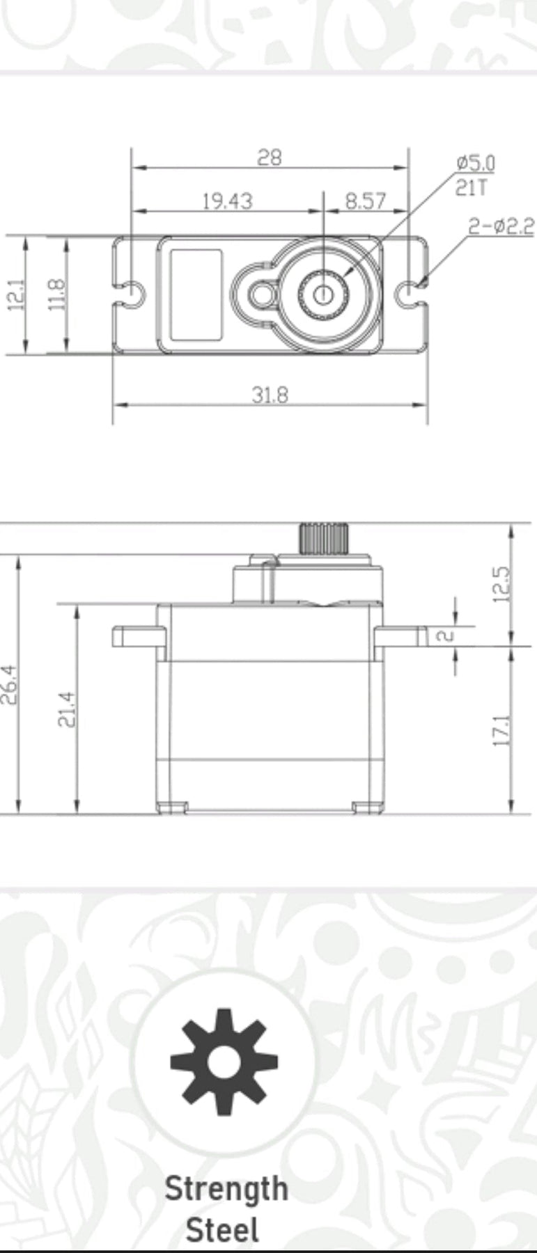 Shift RCS MS10 Micro Servo