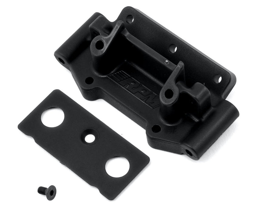 RPM Front Bulkhead for most 1:10 Scale Traxxas 2wd Vehicles (Black)