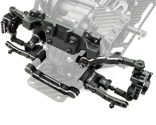 Reve D RDX Rear Aluminum A-Arm Conversion Set (Black)