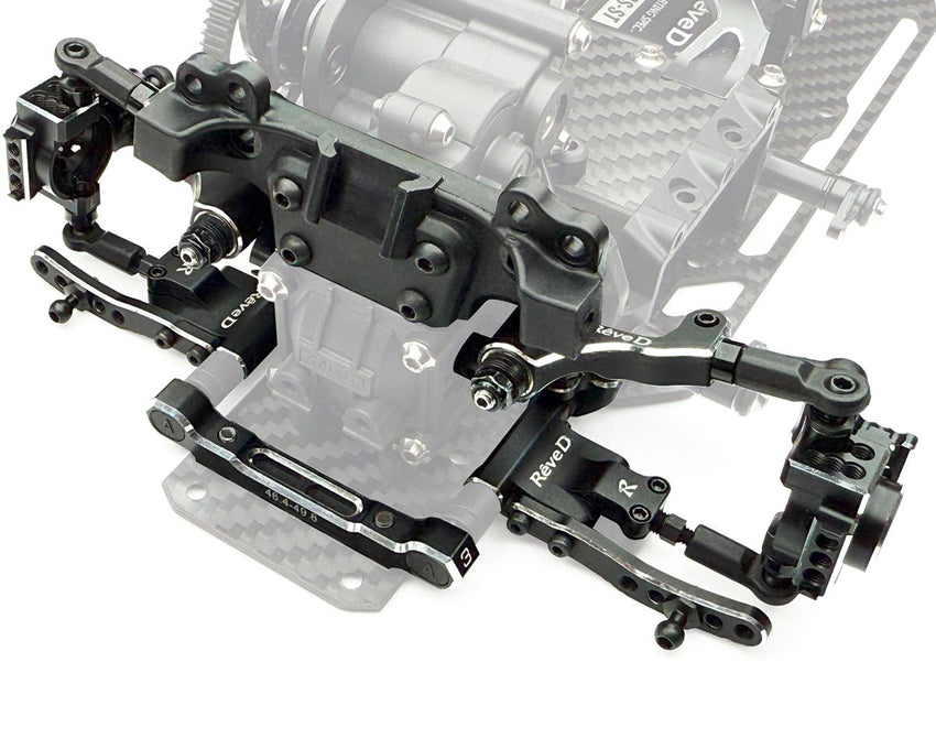 Reve D RDX Rear Aluminum A-Arm Conversion Set (Black)