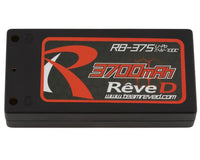 Reve D 2S Shorty LiPo Battery 100C w/4mm Bullets (7.4V/3700mAh)