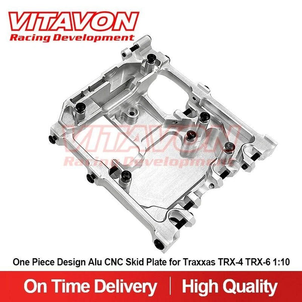 VITAVON CNC Alu 7075 One Piece Design Skid Plate For Traxxas TRX-4