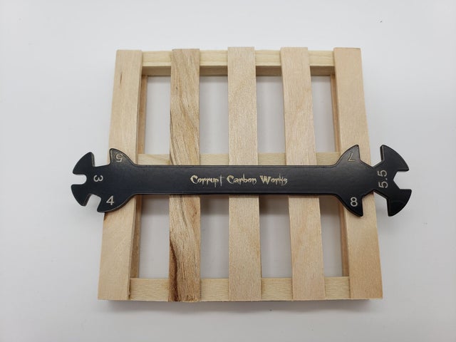 Corrupt Carbon Works Universal Turnbuckle Wrench