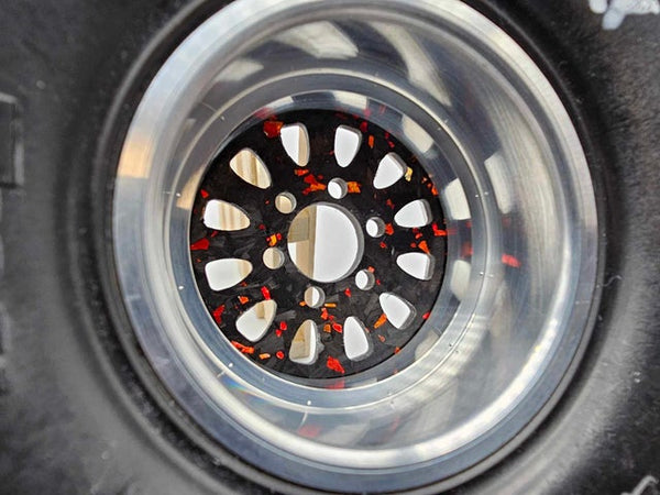Sinful Vision RC 1.9 Beadlock Barrels WITH 1.9 Corrupt Carbon Works Faces (4)