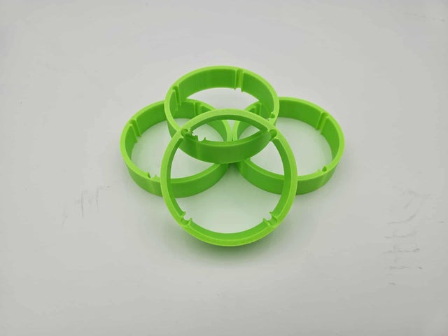 Corrupt Carbon Works Inside Rings for Dlux Loaded Dice (Black)