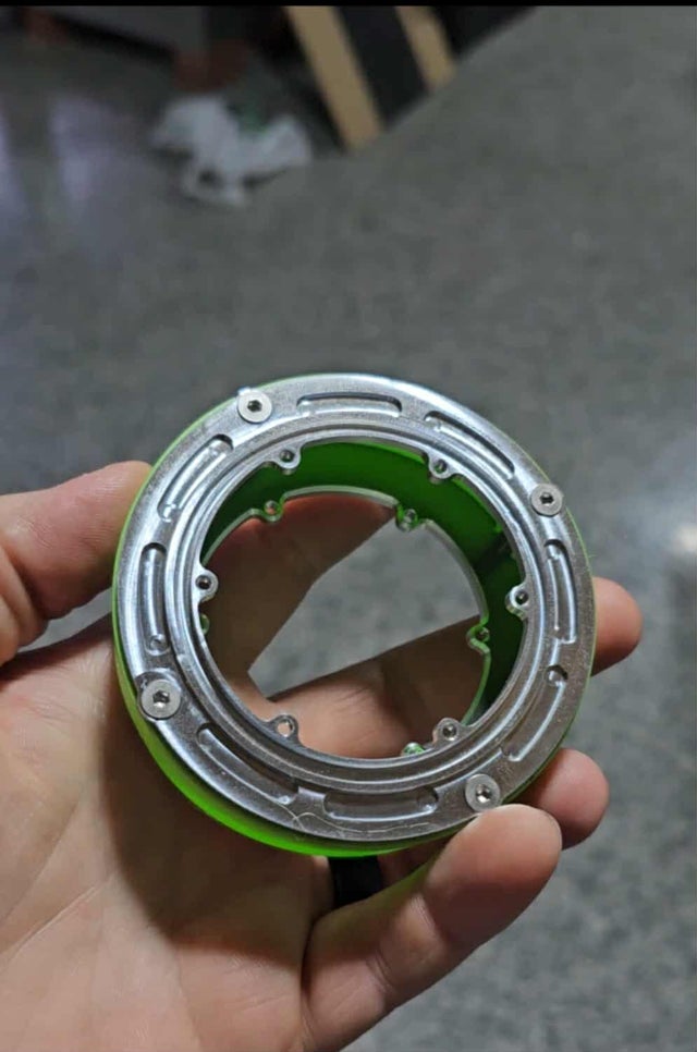 Corrupt Carbon Works Inside Rings for Dlux Loaded Dice (Black)