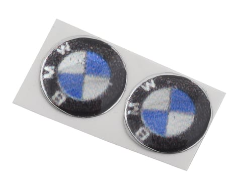 Sideways RC BMW Badges (2) (Miniature Scale Accessory)