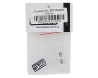 Sideways RC BMW Badges (2) (Miniature Scale Accessory)