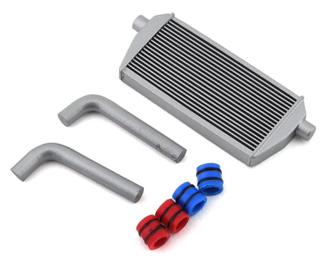 Sideways RC Scale Drift Full Intercooler Kit (Silver) (Medium)