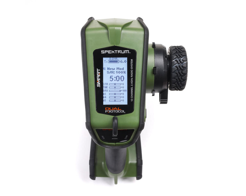 Spektrum RC DX Rugged+ 12-Channel DSMR+ Surface Radio (Transmitter Only) (Green)