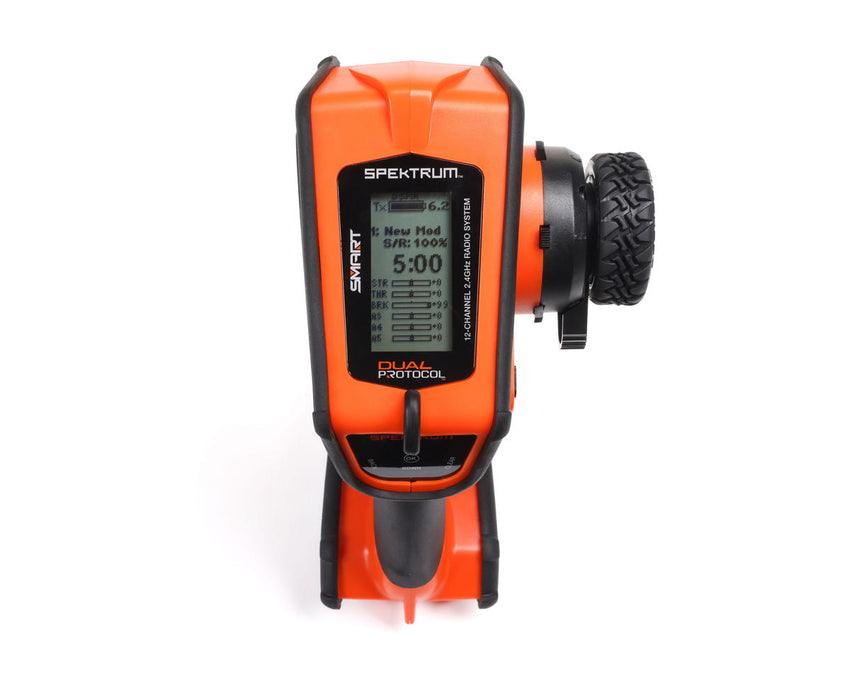 Spektrum RC DX Rugged+ 12-Channel DSMR+ Surface Radio (Transmitter Only) (Orange)