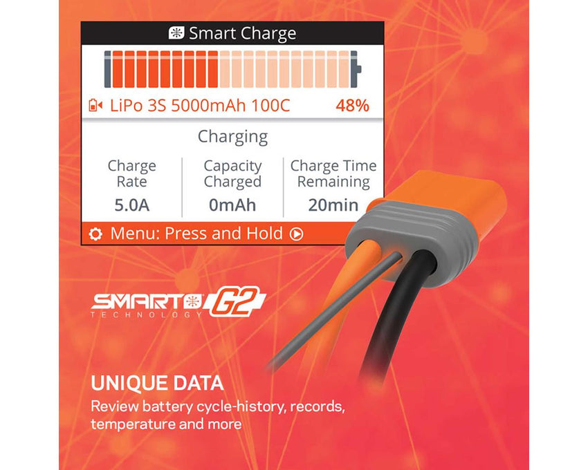 Spektrum RC S155 G2 AC Smart Charger (2-4S/5A/55W)