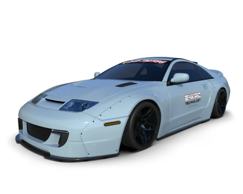 24K RC Technology 1/10 Nissan 300zx Twinz Design Drift Body (Clear) (257mm Wheelbase)