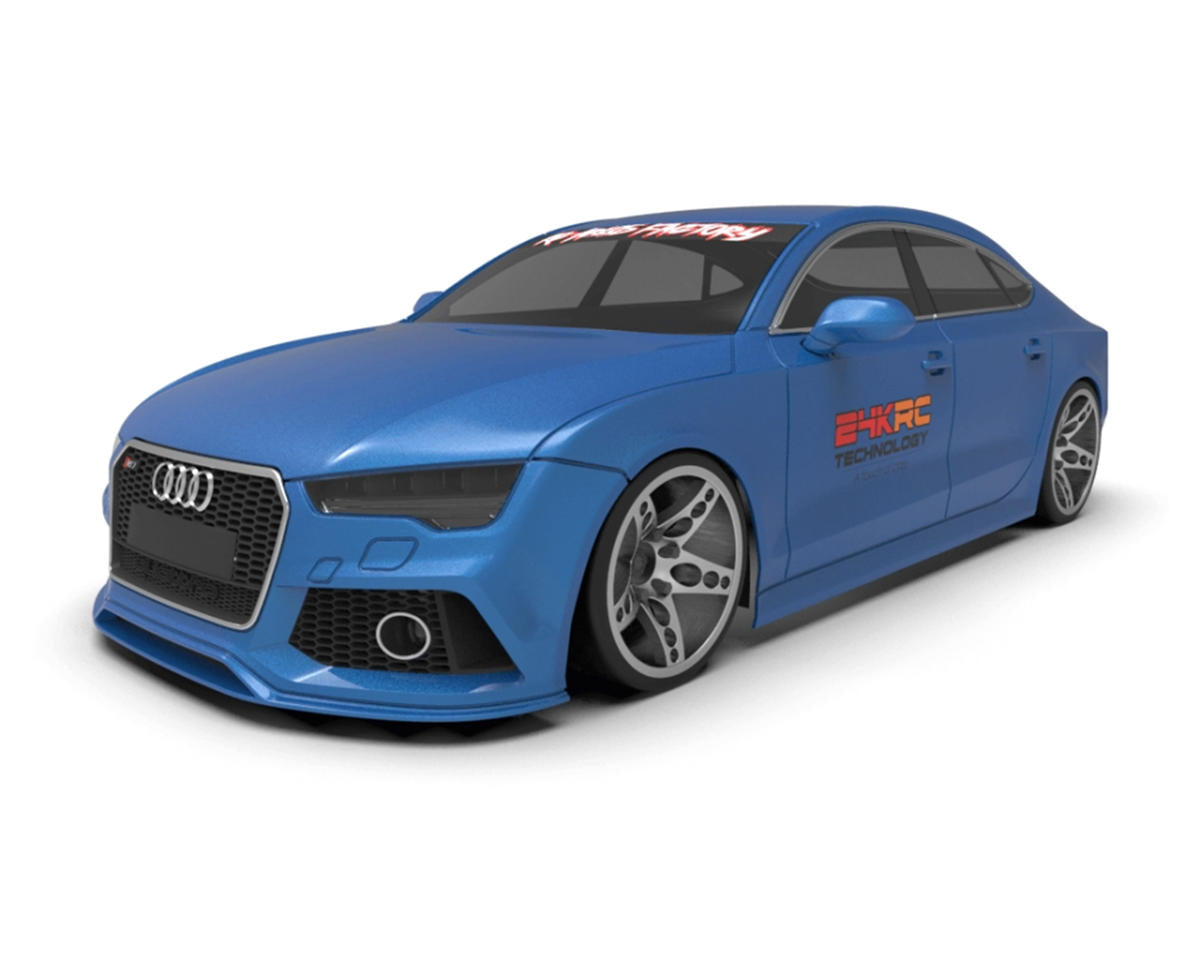 ドリラジ　ボディ　アウディ 24K RC Technology 1/10 2013 Audi RS7 Sportback Drift Body (Clear