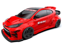 24K RC Technology 1/10 Toyota Yaris GR Drift Body (Clear) (257mm Wheelbase)