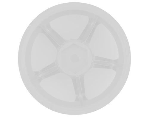 Topline M5 Spoke Drift Wheels (White) (2) (6mm Offset) w/12mm Hex
