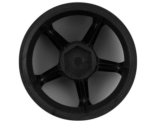 Topline M5 Spoke Drift Wheels (Black) (2) (8mm Offset) w/12mm Hex