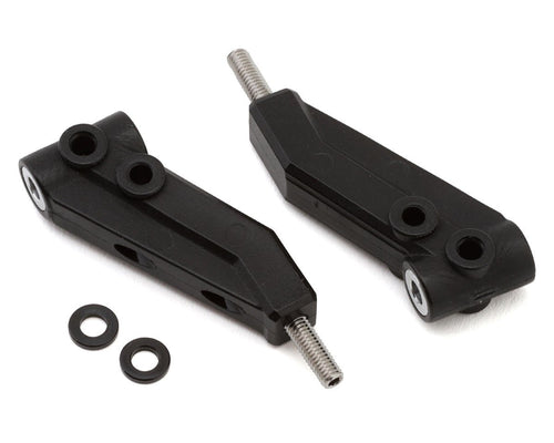 Topline Reve D RDX Delrin Front Upper Arms (Black) (2) w/Aluminum Spacers