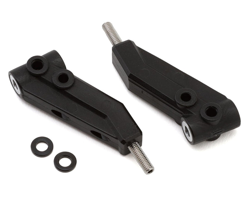 Topline Reve D RDX Delrin Front Upper Arms (Black) (2) w/Aluminum Spacers