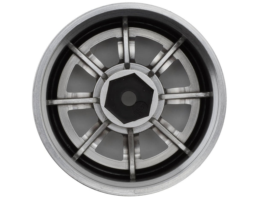 Topline RS Watanabe 1/10 Drift Wheels (Chrome) (2) (5mm Offset)