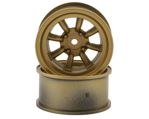 Topline RS Watanabe 1/10 Drift Wheels (Gold) (2) (10mm Offset)