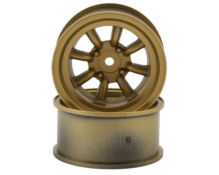Topline RS Watanabe 1/10 Drift Wheels (Gold) (2) (10mm Offset)