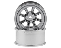 Topline RS Watanabe 1/10 Drift Wheels (Chrome) (2) (10mm Offset)