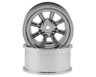 Topline RS Watanabe 1/10 Drift Wheels (Chrome) (2) (10mm Offset)
