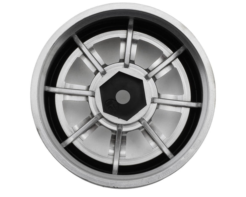 Topline RS Watanabe 1/10 Drift Wheels (Chrome) (2) (10mm Offset)