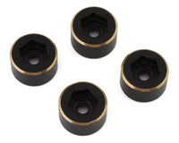 Treal 1.9" Brass Bead-Lock Wide Wheel Hub Weights, 12mm, 26.5g, 4pcs