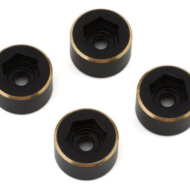 Treal 1.9" Brass Bead-Lock Wide Wheel Hub Weights, 12mm, 26.5g, 4pcs