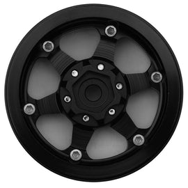 Treal Type H 1.9" 6-Spoke Beadlock Wheels (Black) (4)