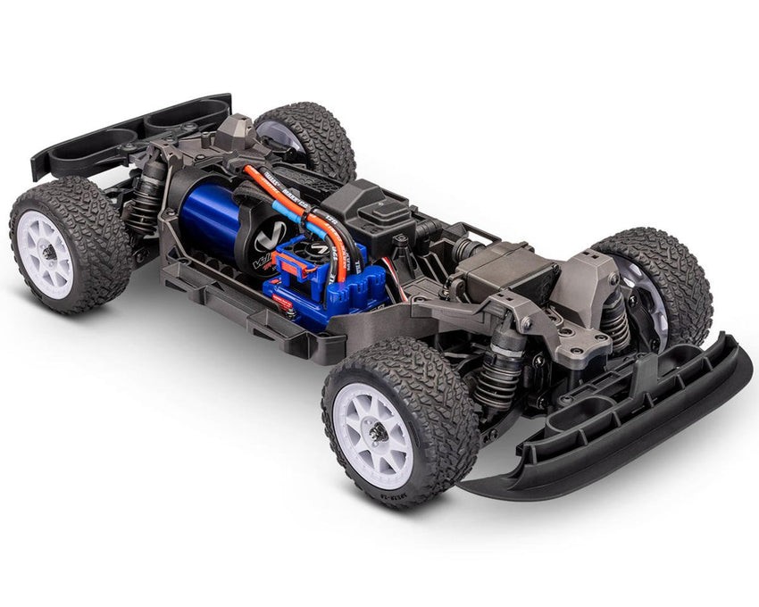 Traxxas BLUE Mini Rally Ford RS200 4x4 VXL Brushless 1/16 RTR AWD Rally Car /TQi 2.4GHz Radio, Battery & Charger