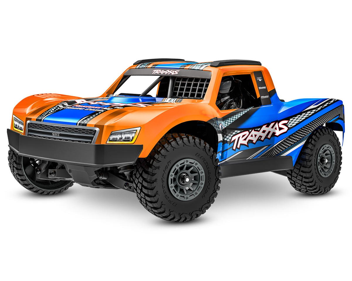 Traxxas 1/16 4WD RTR SCT Mini Slash 4X4; Orange/Blue – Key City Hobby