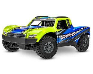 Traxxas 1/16 4WD RTR SCT Mini Slash 4X4; Yellow/Blue