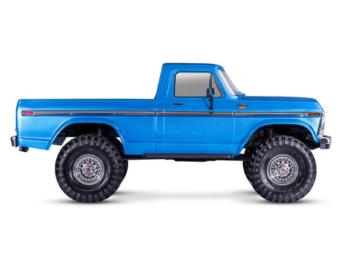Traxxas TRX-4® BLUE 1/10 4WD RTR Scale & Trail® Rock Crawler w/Ford® F-150® Truck Body w/XL-5™ HV ESC & TQ™ 2.4GHz Radio