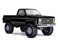 Traxxas TRX-4® BLACK 1/10 4WD RTR Scale & Trail® Rock Crawler w/1979 Chevrolet® K10 Truck Body w/XL-5™ HV ESC & TQ™ 2.4GHz Radio
