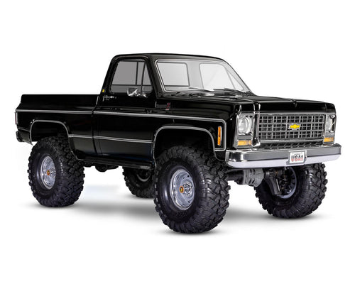 Traxxas TRX-4® BLACK 1/10 4WD RTR Scale & Trail® Rock Crawler w/1979 Chevrolet® K10 Truck Body w/XL-5™ HV ESC & TQ™ 2.4GHz Radio