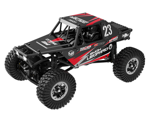 UDI RC UCX24 Snow Leopard 1/24 Brushed RTR Micro Rock Crawler (Black) w/2.4GHz Radio, Battery & Charger