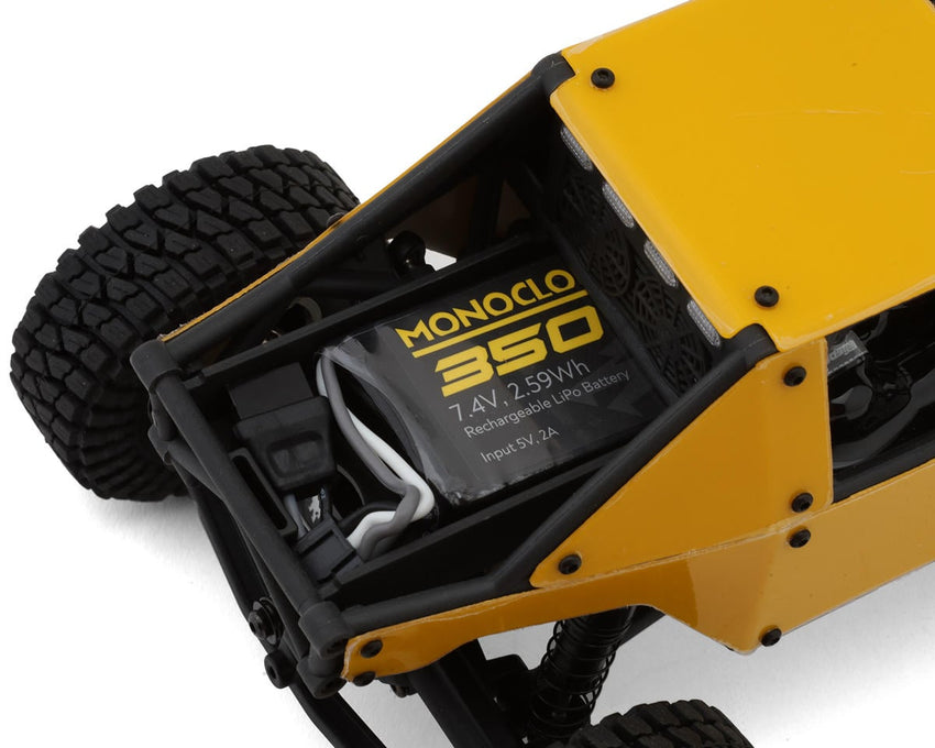 UDI RC UCX24 Snow Leopard 1/24 Brushed RTR Micro Rock Crawler (Yellow) w/2.4GHz Radio, Battery & Charger