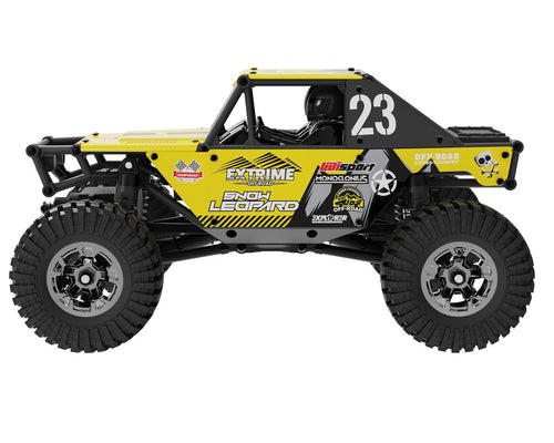 UDI RC UCX24 Snow Leopard PRO 4WS 1/24 Brushless RTR Micro Rock Crawler (Yellow) w/2.4GHz Radio, Battery & Charger