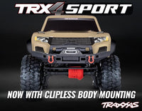 Traxxas TRX-4 Sport 1/10 Scale Trail Rock Crawler w/XL-5 HV ESC & TQ 2.4GHz Radio & Clipless Body, Red