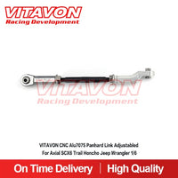 VITAVON CNC Alu7075 Panhard Link Adjustable For Axial SCX6 Trail Honcho Jeep Wrangler 1/6