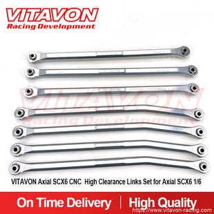 VITAVON Axial SCX6 CNC V2 High Clearance Links Set for Axial SCX6 1/6
