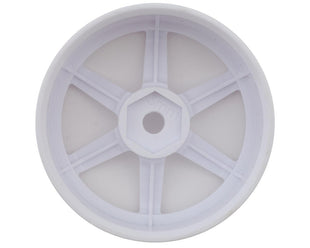 Yokomo 6-Spoke Drift Wheels (White) (2) (5mm Offset)