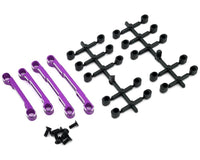 Yokomo Aluminum Adjustable Drift Suspension Mount Set, Purple