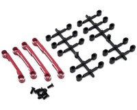 Yokomo Aluminum Adjustable Drift Suspension Mount Set, Red