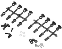 Yokomo YD-2 Drift Super Low Friction Aluminum Big Bore Shock Set (Black)