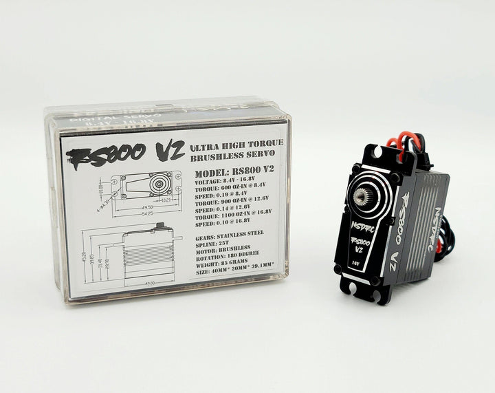 NSDRC RS800 V2 ULTRA HIGH TORQUE BRUSHLESS SERVO