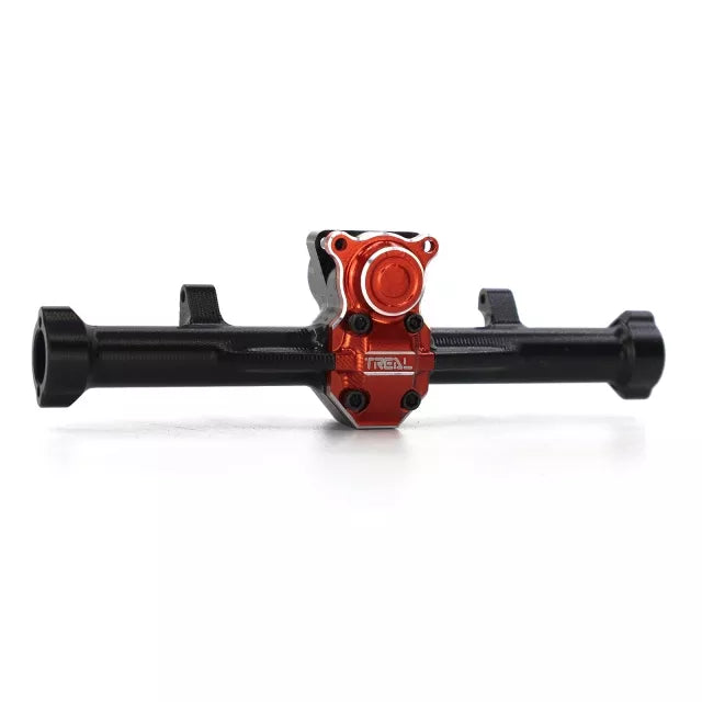 Treal Black-Red SCX24 Rear Axle Housings Aluminum 7075 Diff Housing for Axial SCX24 Deadbolt C10 Jeep Betty Gladiator